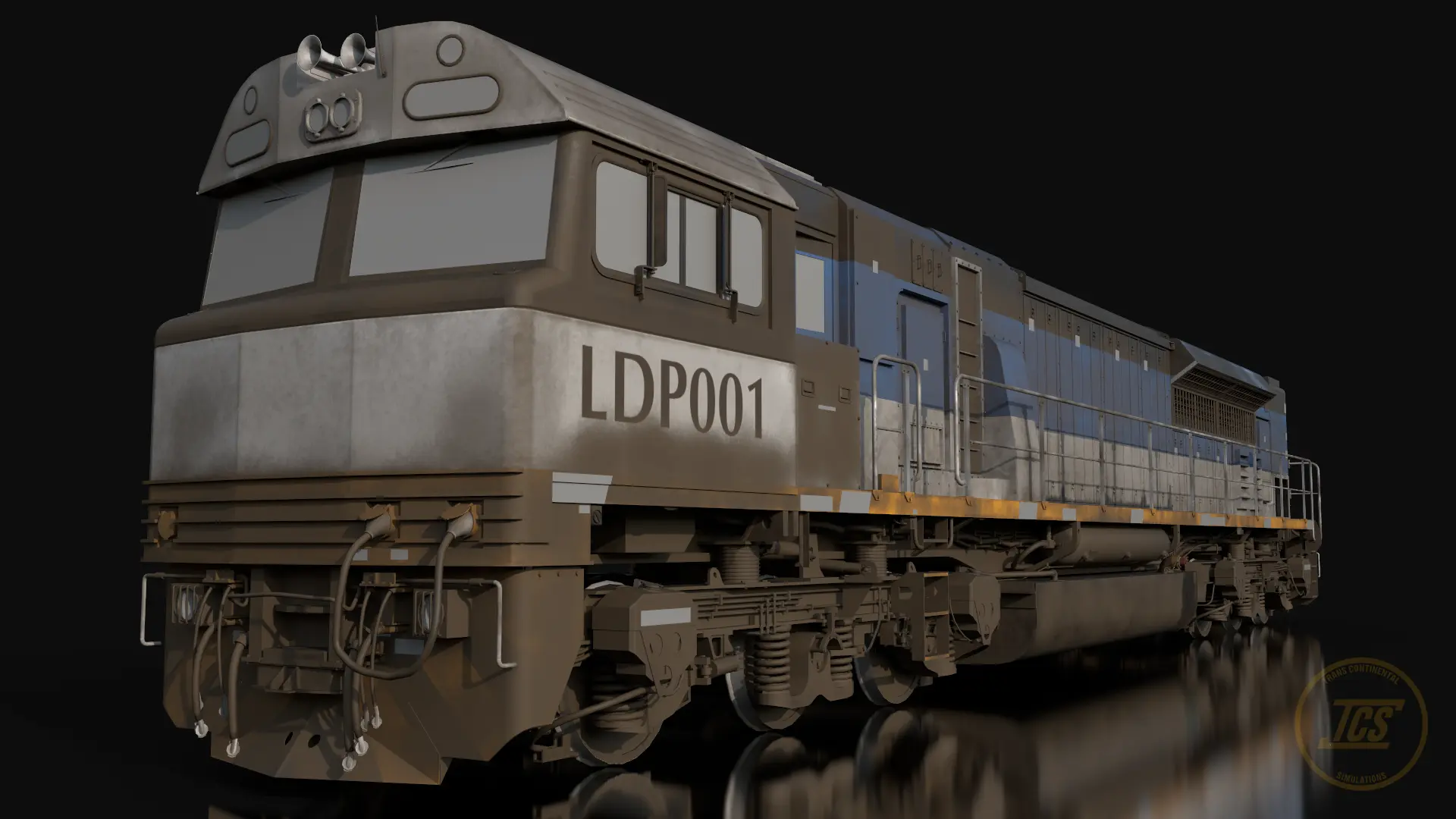 Weathered Downer EDi Rail LDP Class render