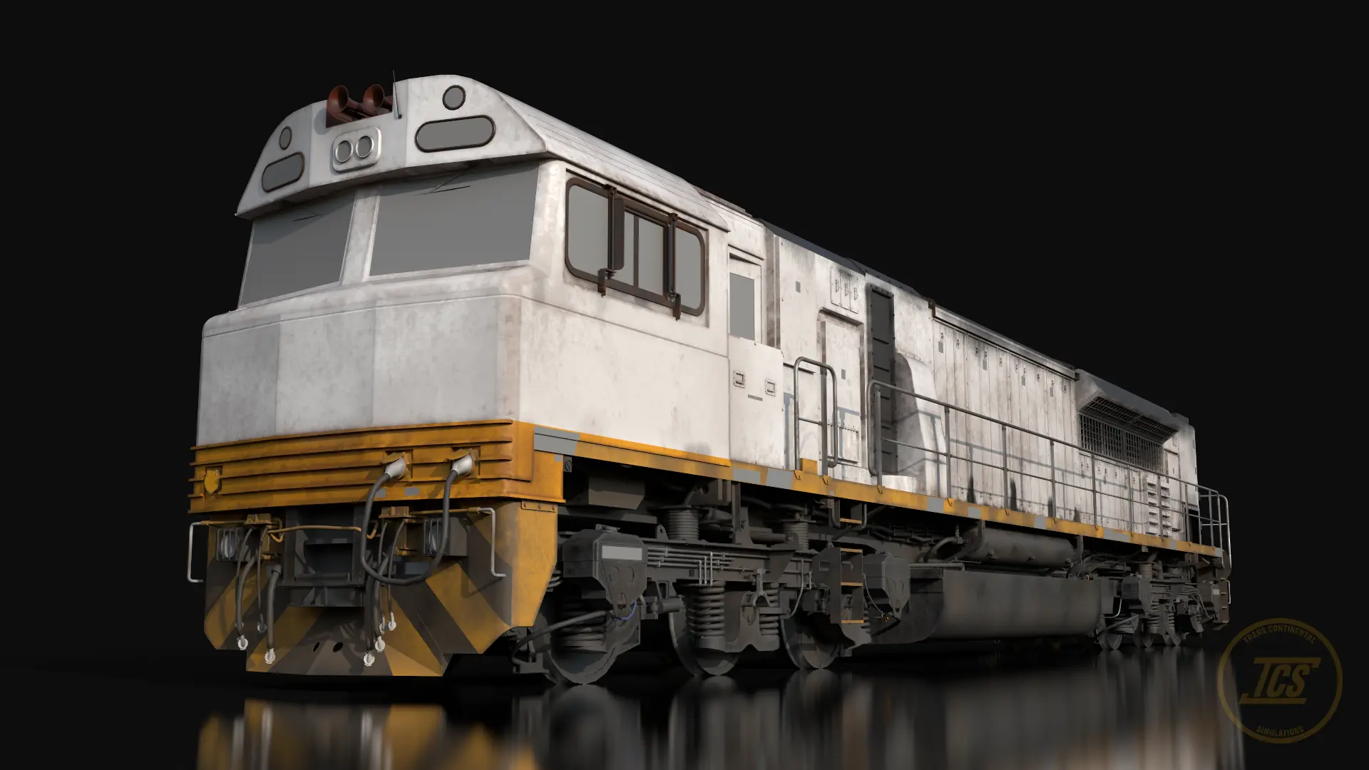 Weathered unpainted LDP Class render