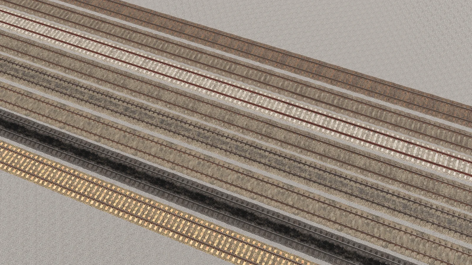 TSW/AU railway track collection